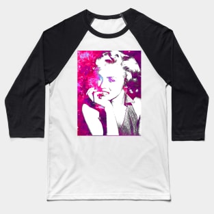 Marilyn Monroe Pink Candy Burst Baseball T-Shirt